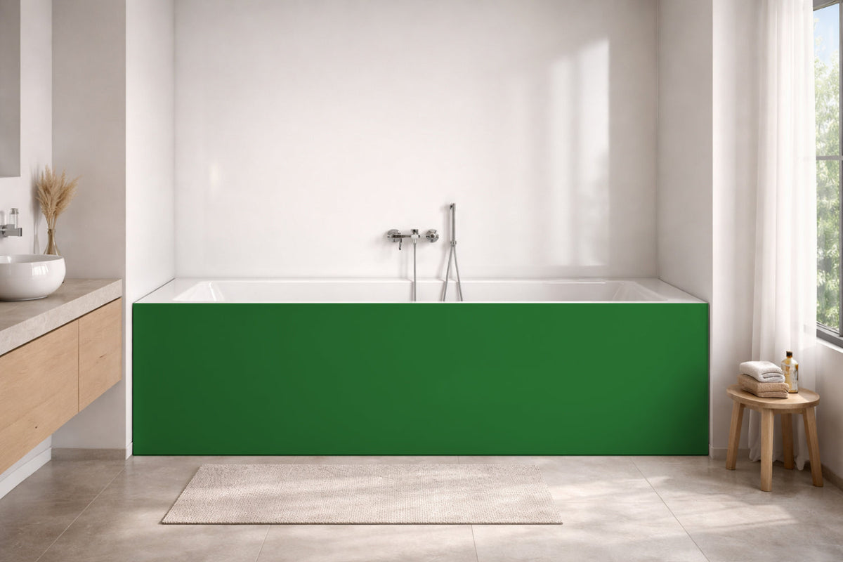 Badewannenverkleidung Einfarbig RAL 6001 Smaragdgrün