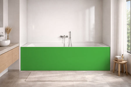 Badewannenverkleidung Einfarbig RAL 6018 Gelbgrün