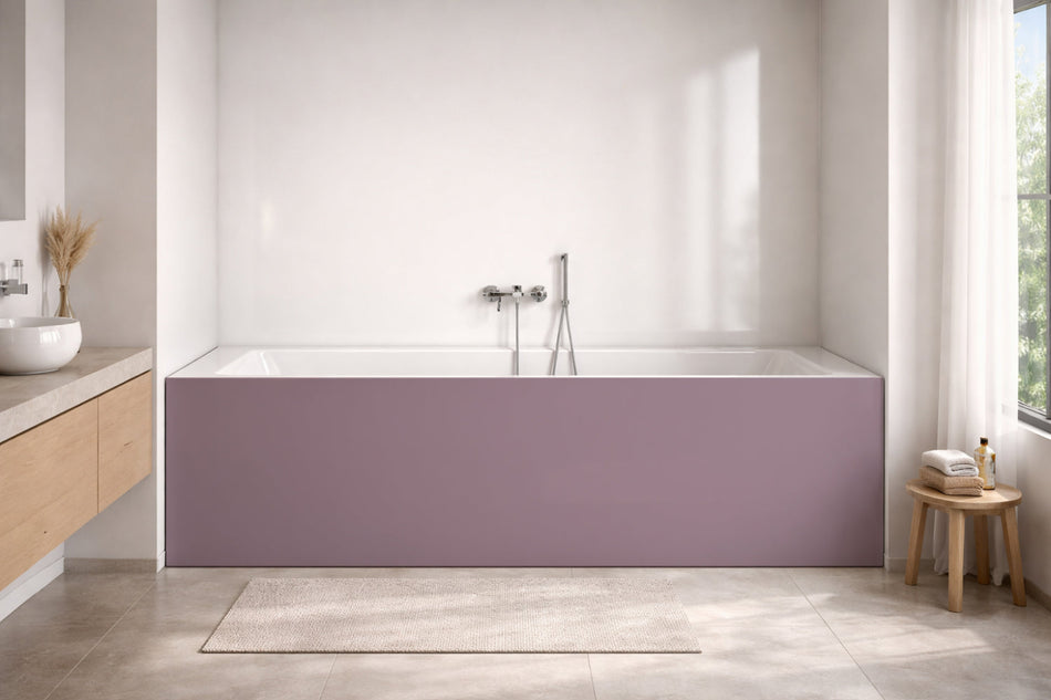 Badewannenverkleidung Einfarbig RAL 4009 Pastellviolett