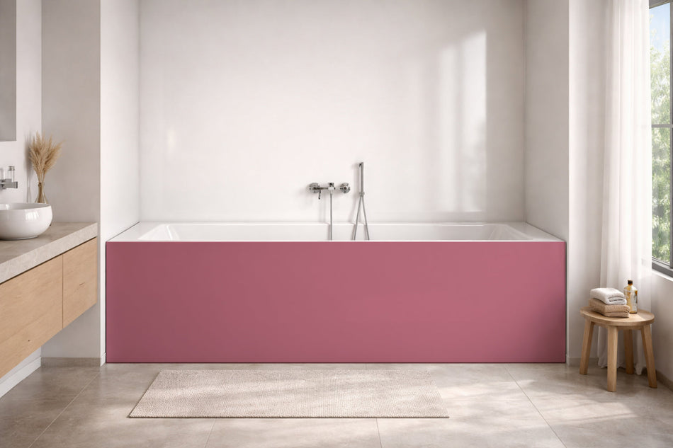 Badewannenverkleidung Einfarbig RAL 3033 Perlorosa