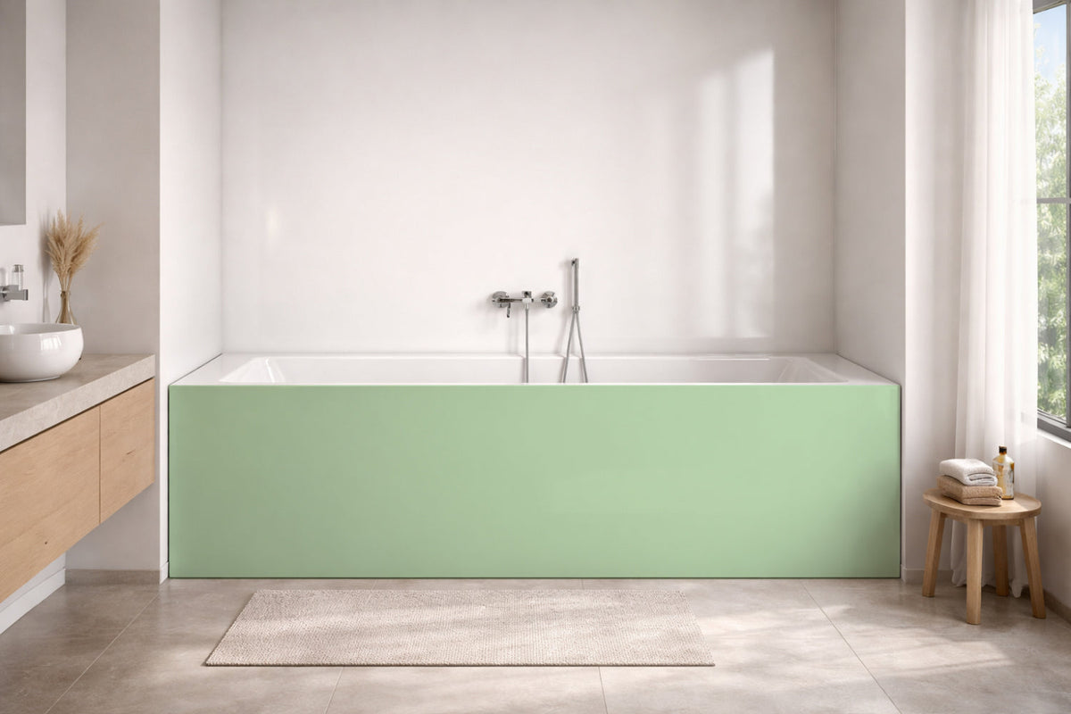 Badewannenverkleidung Einfarbig RAL 7032 Kieselgrau