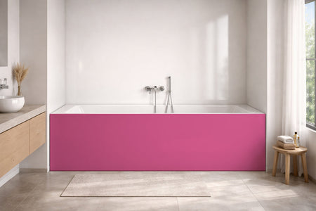 Badewannenverkleidung Einfarbig RAL 4010 Telemagenta