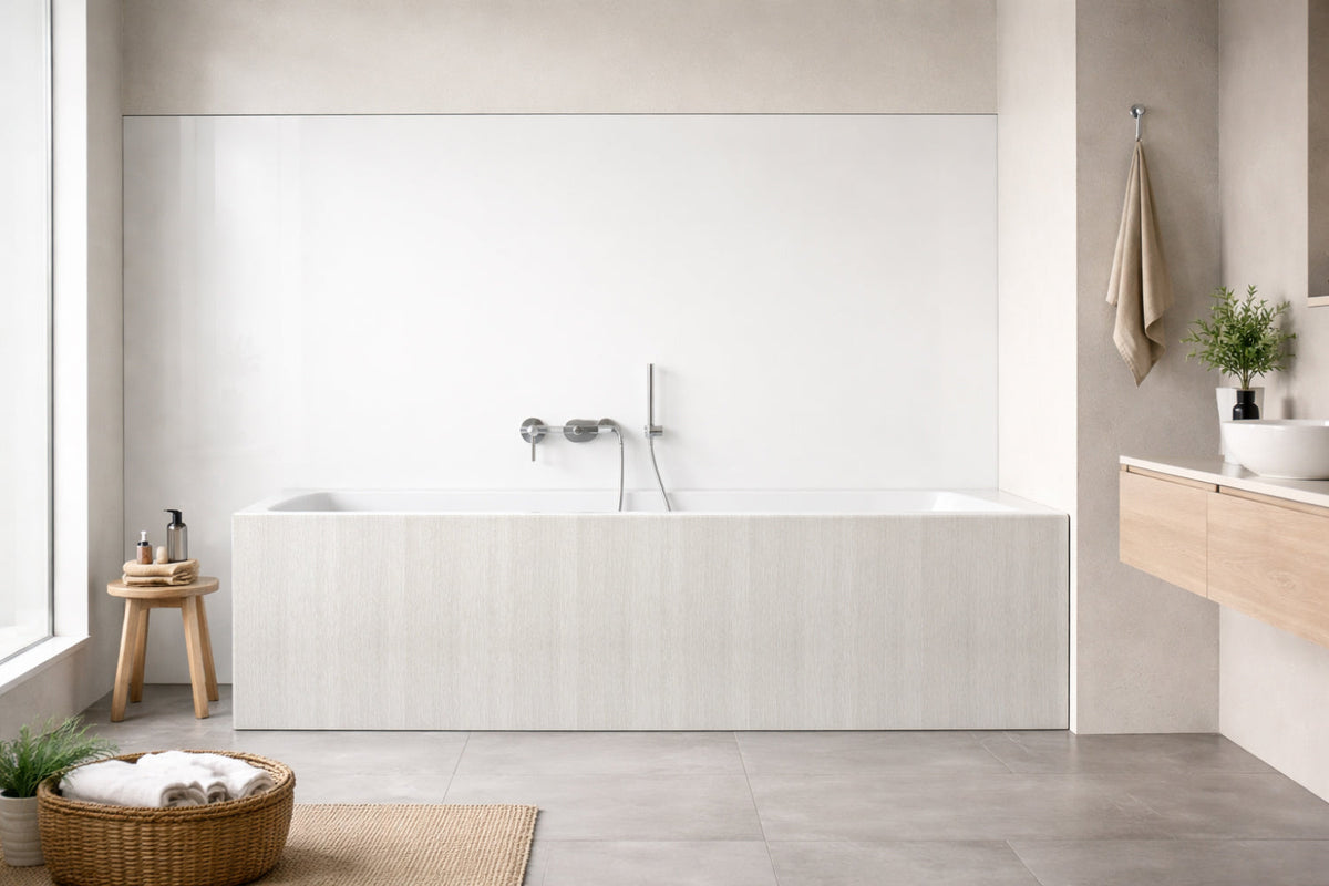 Badewannenverkleidung Holzoptik