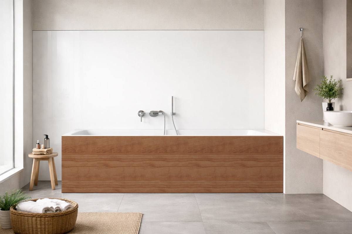 Badewannenverkleidung Holzoptik