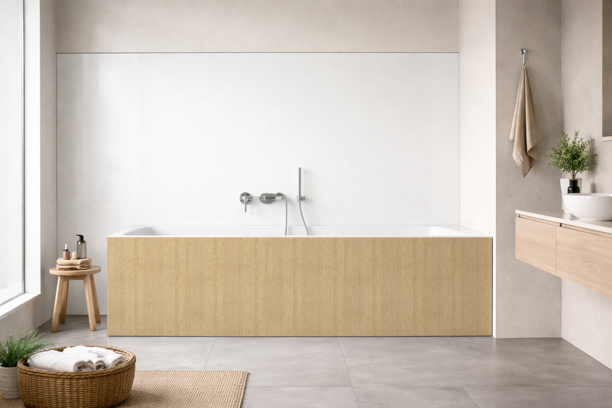 Badewannenverkleidung Holzoptik