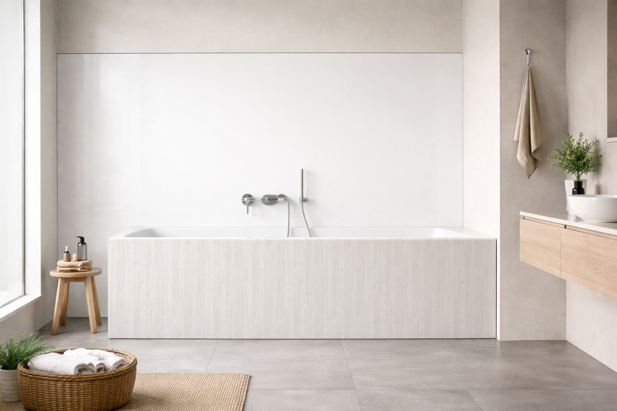 Badewannenverkleidung Holzoptik
