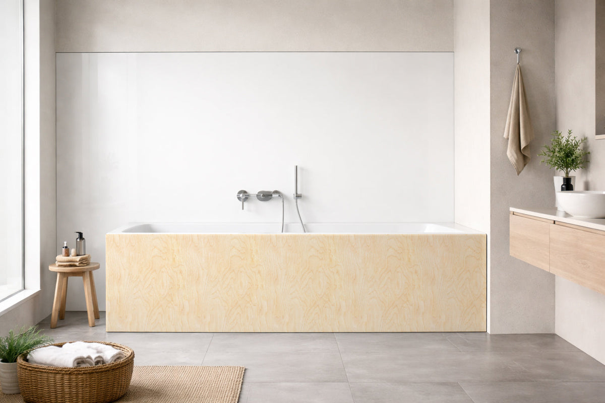 Badewannenverkleidung Holzoptik