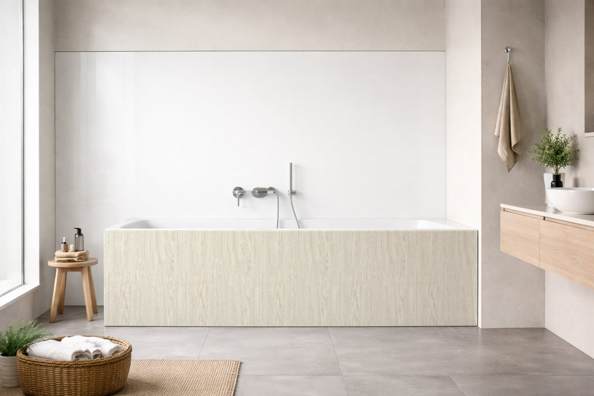 Badewannenverkleidung Holzoptik