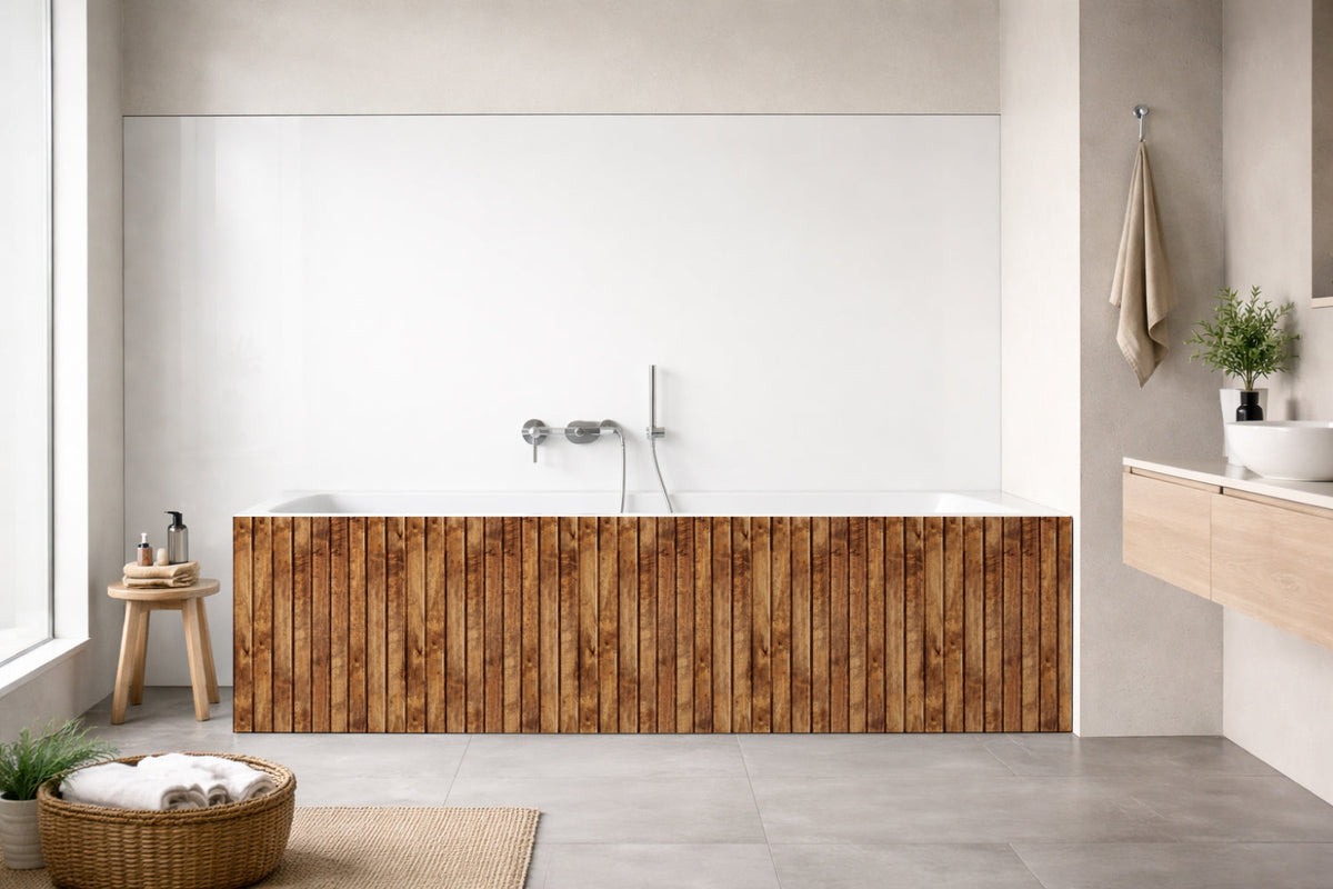 Badewannenverkleidung Holzoptik