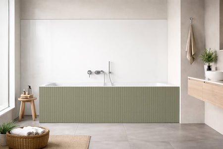 Badewannenverkleidung Holzoptik