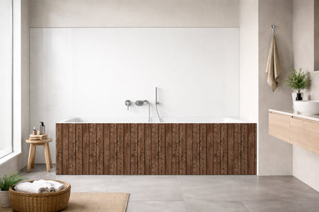 Badewannenverkleidung Holzoptik