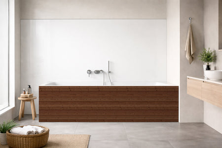 Badewannenverkleidung Holzoptik