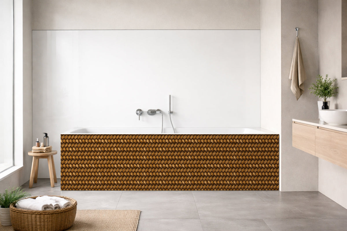 Badewannenverkleidung Holzoptik