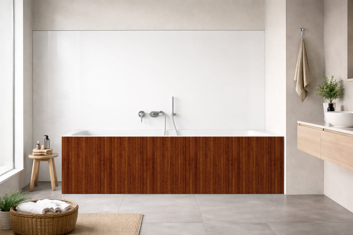Badewannenverkleidung Holzoptik