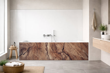 Badewannenverkleidung Holzoptik