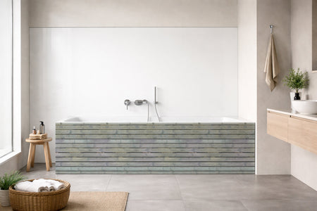 Badewannenverkleidung Holzoptik