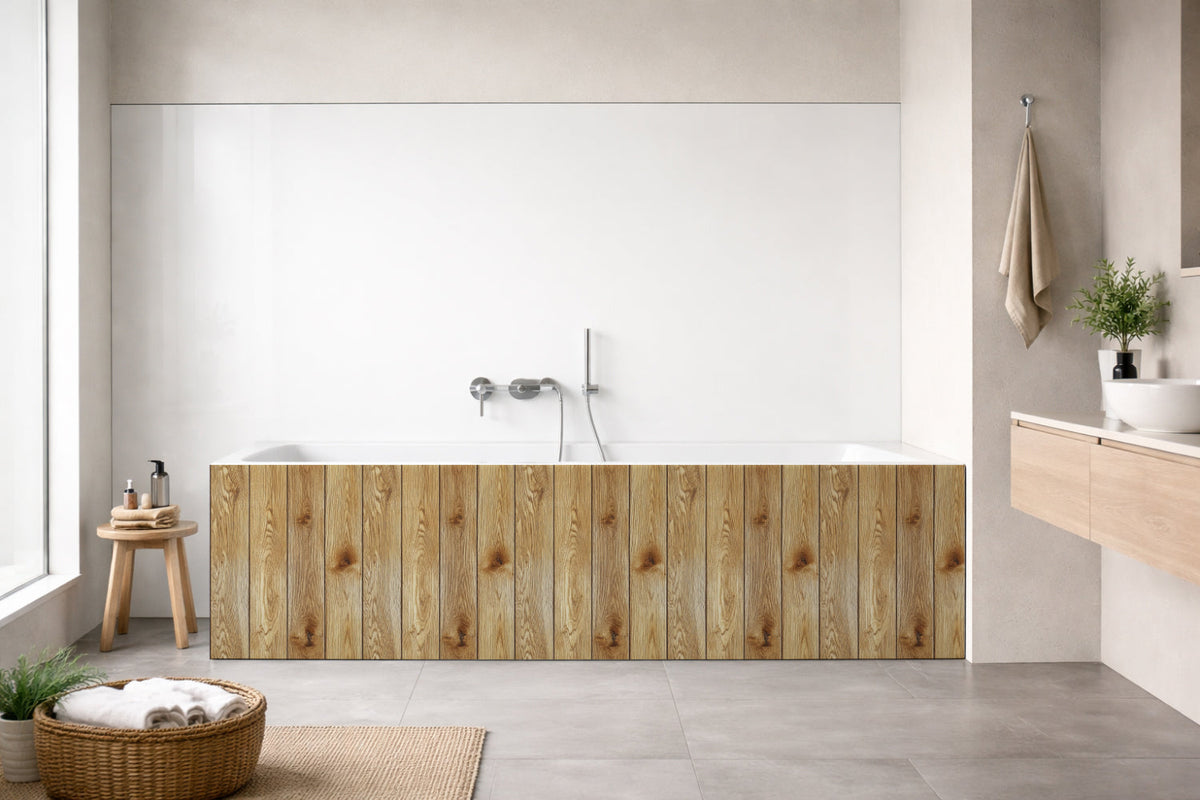 Badewannenverkleidung Holzoptik