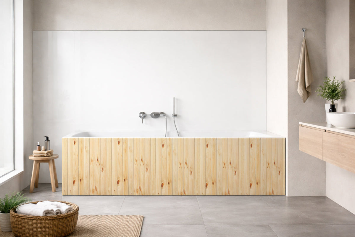 Badewannenverkleidung Holzoptik