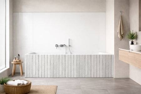 Badewannenverkleidung Holzoptik