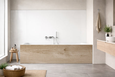 Badewannenverkleidung Holzoptik