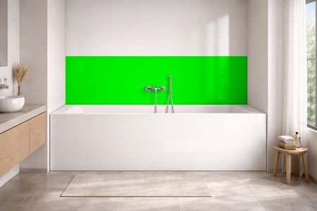 Badewannenverkleidung Einfarbig RAL 6038 Leuchtgrün