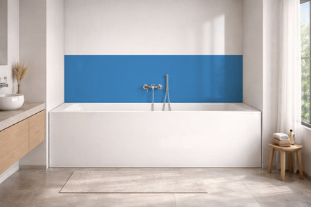 Badewannenverkleidung Einfarbig RAL 5015 Himmelblau