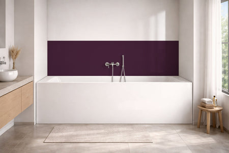 Badewannenverkleidung Einfarbig RAL 4007 Purpurviolett