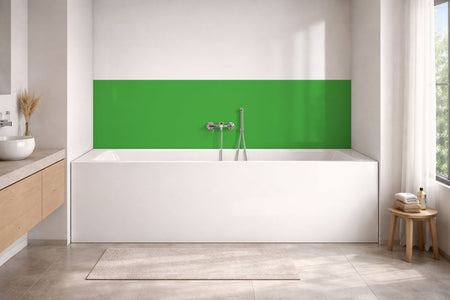 Badewannenverkleidung Einfarbig RAL 6018 Gelbgrün