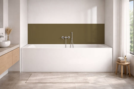 Badewannenverkleidung Einfarbig RAL 7008 Khakigrau
