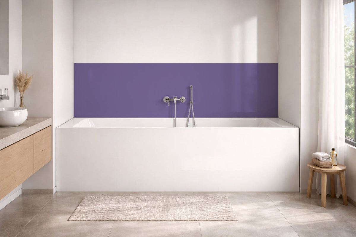 Badewannenverkleidung Einfarbig RAL 4005 Blaulila
