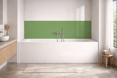 Badewannenverkleidung Einfarbig RAL 6021 Blassgrün