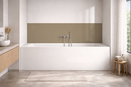Badewannenverkleidung Einfarbig RAL 1019 Graubeige