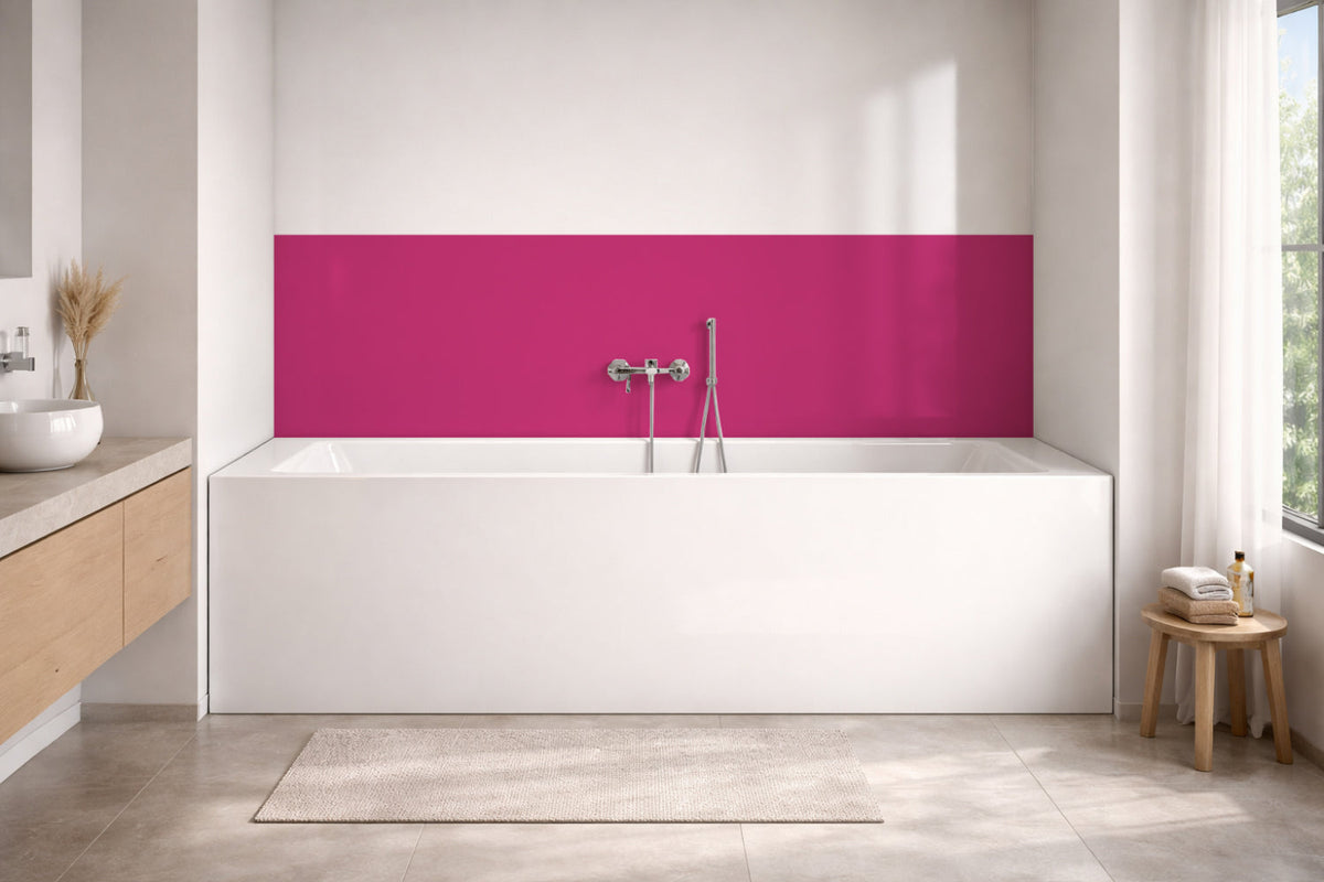 Badewannenverkleidung Einfarbig RAL 4003 Erikaviolett