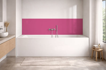 Badewannenverkleidung Einfarbig RAL 4010 Telemagenta