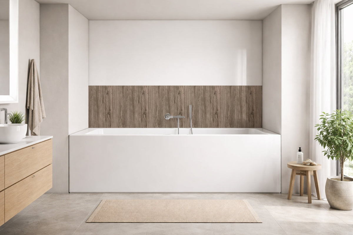 Badewannenverkleidung Holzoptik