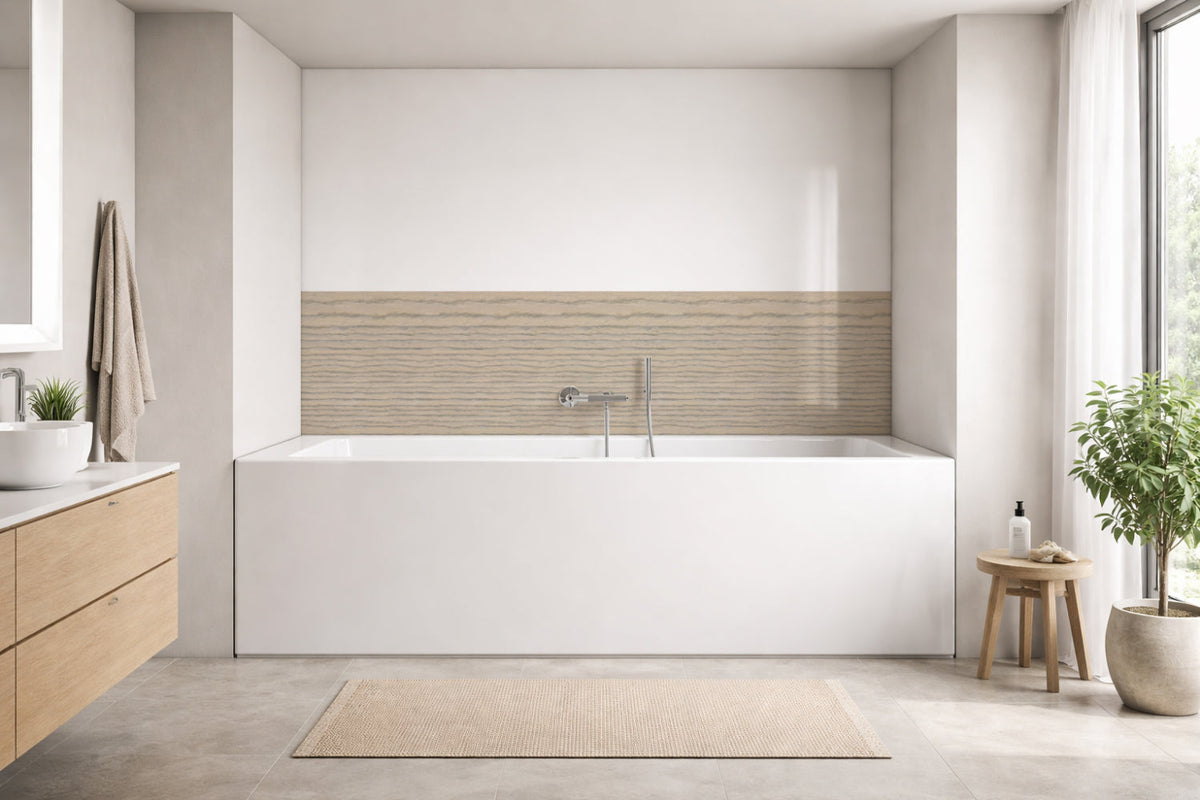 Badewannenverkleidung Holzoptik