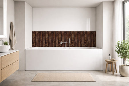 Badewannenverkleidung Holzoptik