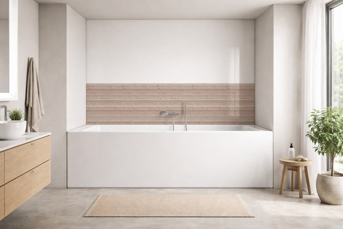 Badewannenverkleidung Holzoptik