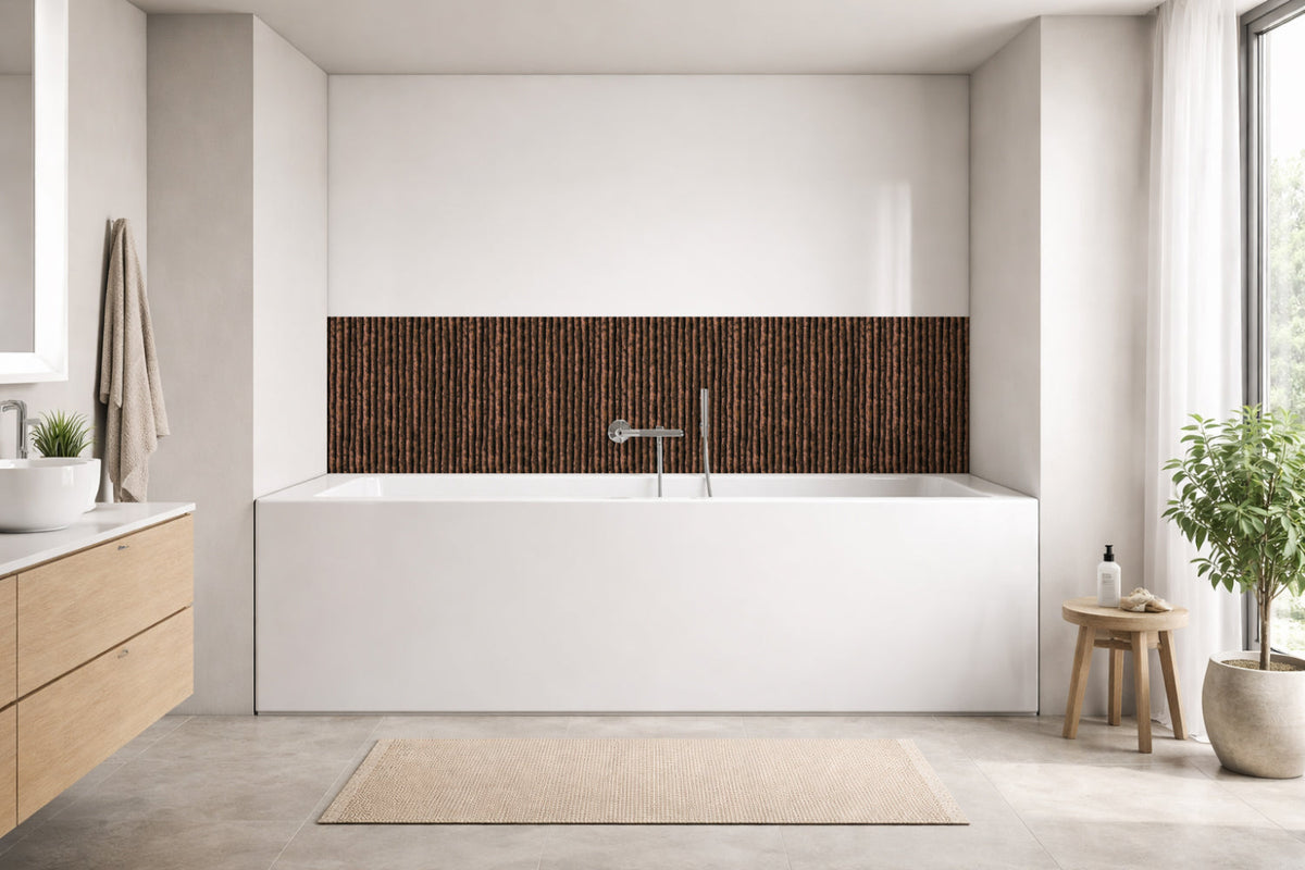 Badewannenverkleidung Holzoptik