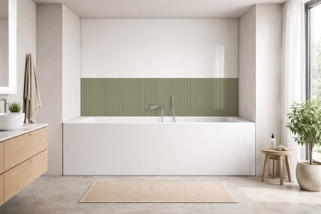 Badewannenverkleidung Holzoptik