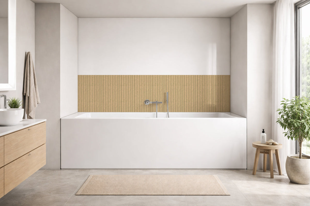 Badewannenverkleidung Holzoptik