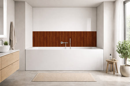 Badewannenverkleidung Holzoptik