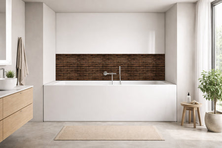 Badewannenverkleidung Holzoptik