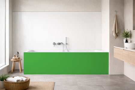 Badewannenverkleidung Einfarbig RAL 6018 Gelbgrün