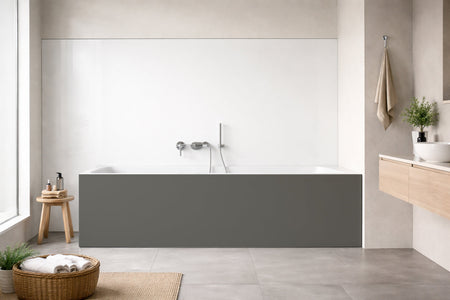Badewannenverkleidung Einfarbig RAL 7039 Quarzgrau