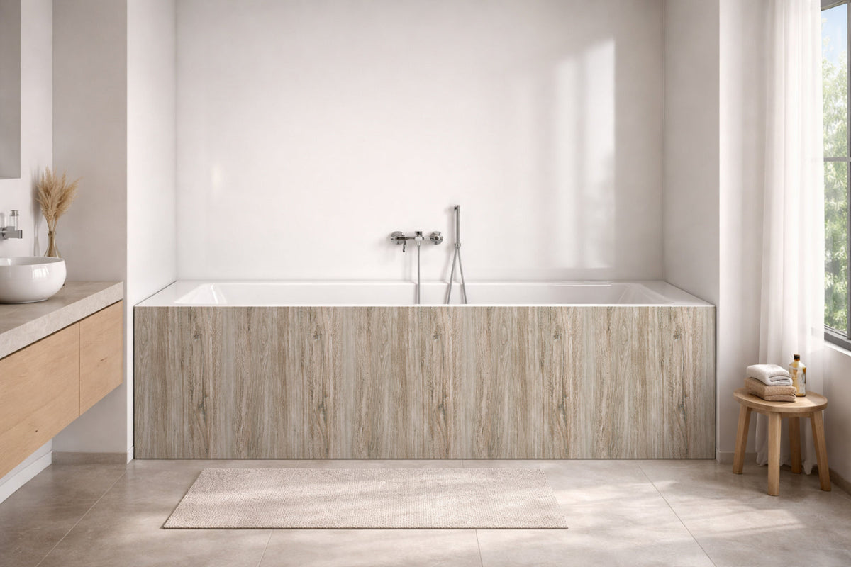 Badewannenverkleidung Holzoptik