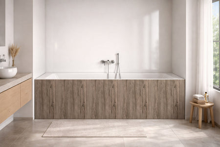 Badewannenverkleidung Holzoptik