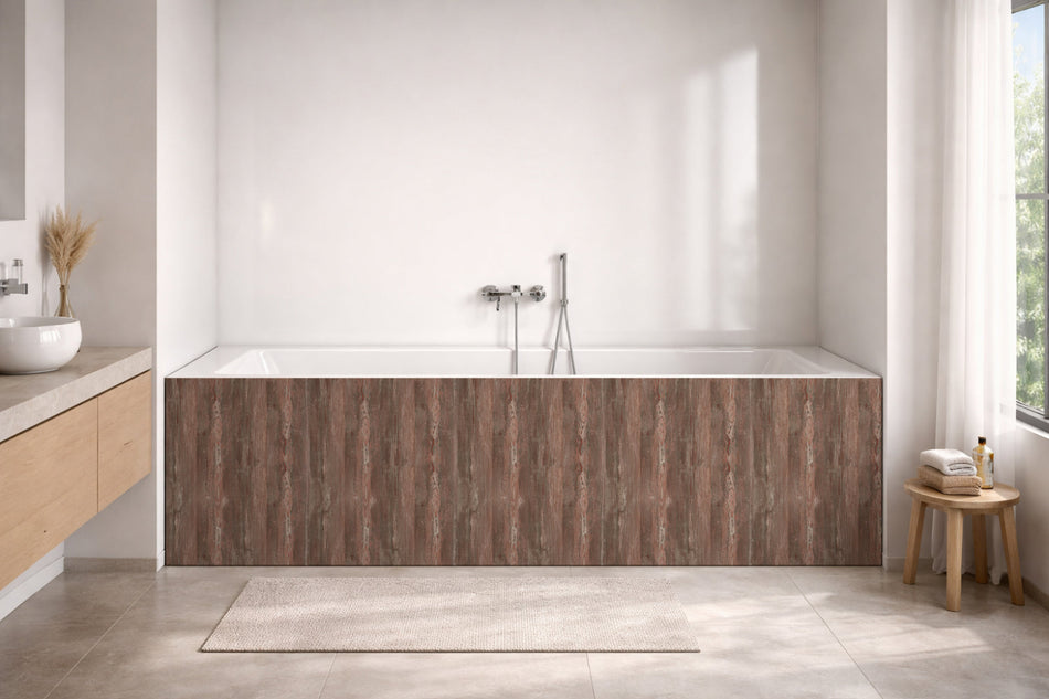 Badewannenverkleidung Holzoptik
