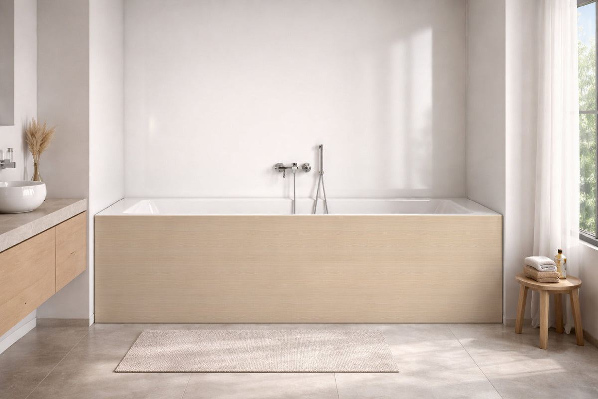 Badewannenverkleidung Holzoptik