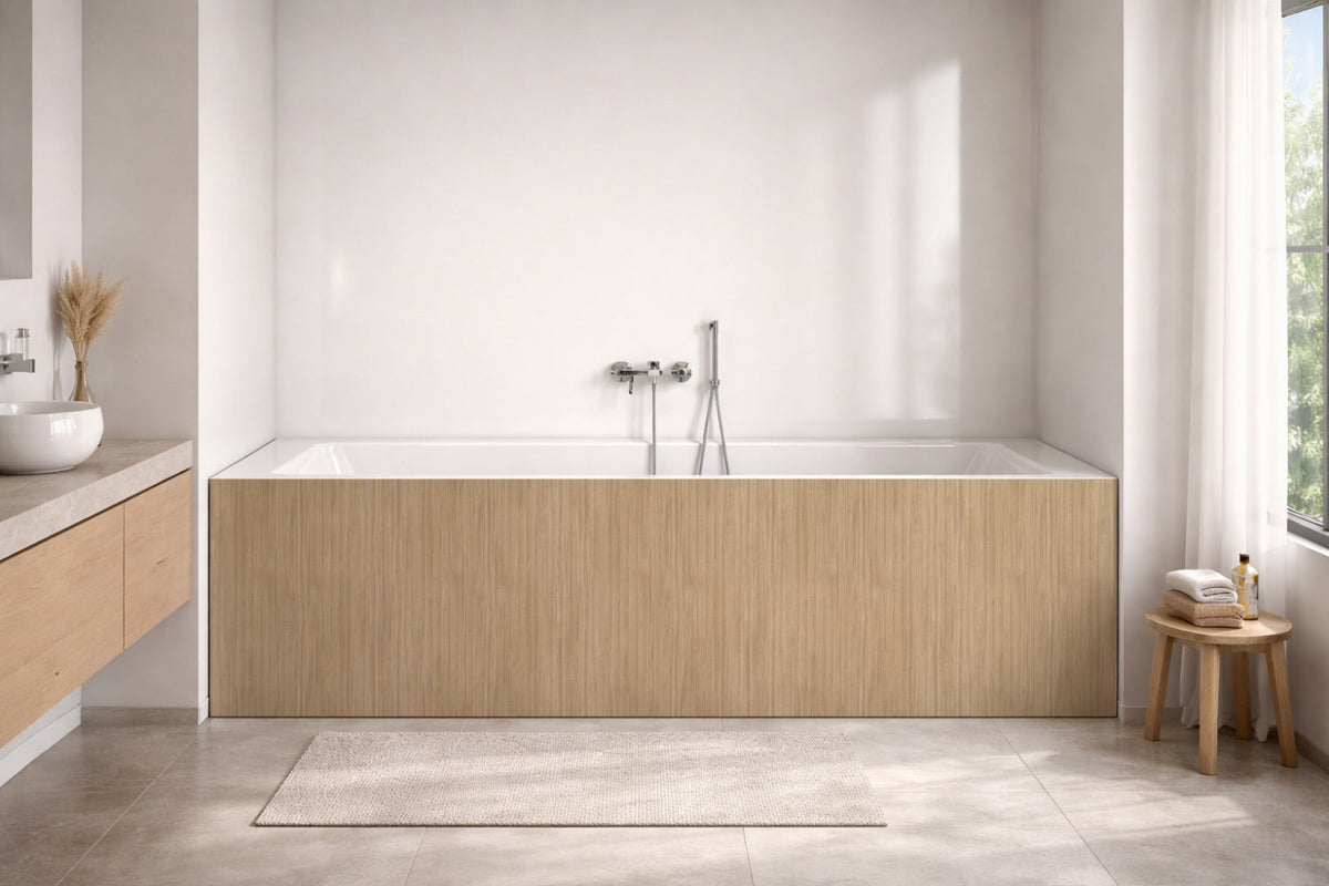 Badewannenverkleidung Holzoptik